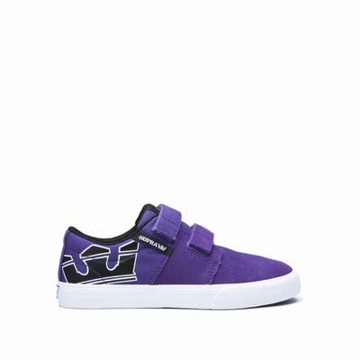 Supra STACKS II VULC VELCRO - Lasten Tennarit - Violetit